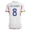 Herren Fußballbekleidung Belgien Youri Tielemans #8 Auswärtstrikot WM 2022 Kurzarm